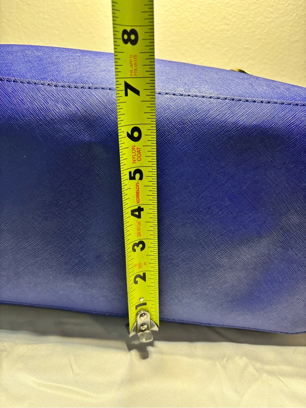 Michael Kors Large Unlined “Minimalist Travel” Tote in Blue with Gold Hardware - Picture 10 of 12